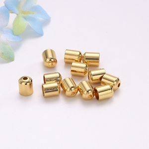 Conector de Cierre Redondo Chapado en Oro de 18K para Joyería, Accesorios para Pulseras DIY, Venta al por Mayor - Product Image 1