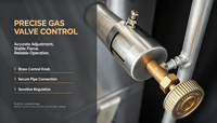 Four à poulet rotatif portable en acier inoxydable à gaz, rôtissoire commerciale verticale pour poulet, machine à rôtir le poulet – Offre Spéciale