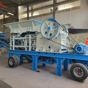Tragbare <span class=keywords><strong>Mini</strong></span>-Backen brecher maschine Hoch effizientes Mobil zur Herstellung von Sand und Ziegeln mit Kern komponenten Motor und SPS - Product Image 2