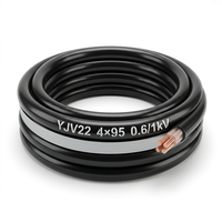 Câble d'alimentation blindé en acier avec conducteur en cuivre 4 brins XLPE PVC 0,6/1KV pour câblage souterrain, construction de bâtiments 4*95mm2