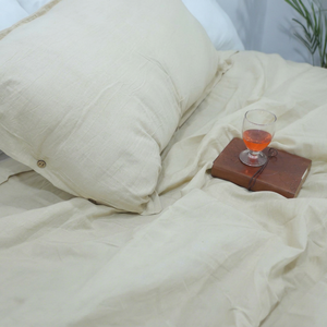 Juego de Funda Nórdica Simple de Color Sólido, Tejido Ecológico, Lavable a Máquina, para Uso Doméstico - Product Image 1