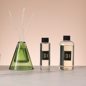 <span class=keywords><strong>C</strong></span> & H thiết kế mới 50ml chai thủy tinh hương thơm thanh hương thơm nhà sang trọng mùi hương khuếch tán sậy với gói hộp màu đôi tường kính - Product Image 5