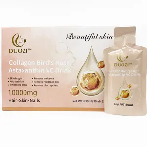 Private Label Skin Care Vitamin Tablet Super Collagen Anti Aging Smooth SkinCollagen Bird's Nest Astaxanthin VC Drink