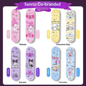 Patineta de Doble Empuje para Niños Principiantes de 6 a 12 Años, Diseño de <span class=keywords><strong>Kuromi</strong></span>, Material ABS, 24 Pulgadas - Product Image 5