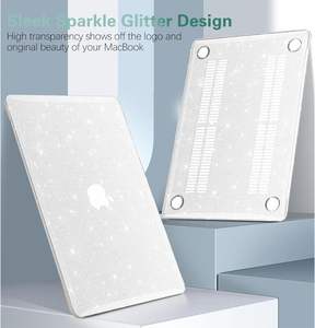 Coque rigide en plastique brillant à paillettes transparentes pour <span class=keywords><strong>MacBook</strong></span> Air 13.6 pouces 2025 2022 A3113 A2681 A3240 M4 - Product Image 5