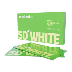 Tiras Blanqueadoras de Dientes Medcodes 5D White, 7 Aplicaciones - Product Image 5