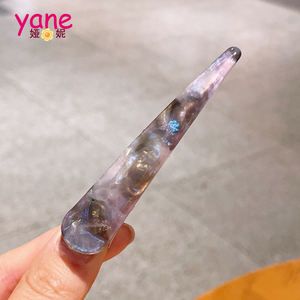 Nuevas pinzas de pelo de acetato de celulosa de moda diseño de boca de pato para mujeres y niñas - Product Image 5