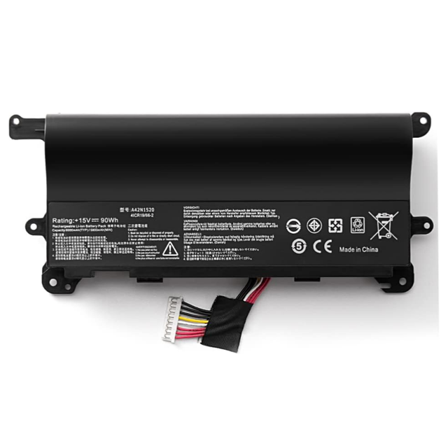 New A42N1520 15V 90WH Laptop Battery for ASUS ROG GFX72 G752VS G752VY GFX72VY6700 9Cell