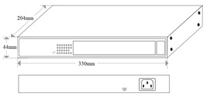 <b>Network</b> <b>Switches</b> 24*10/100M RJ45 Ports and 2*10/100/1000M Uplink Gigabit PoE <b>Switch</b> - Product Image 4