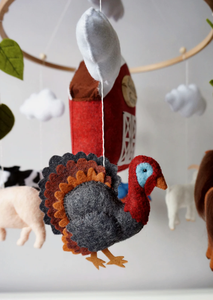 Mobile agricole pour berceau Barnyard Mobiles pour bébés et pépinières Animaux de la <span class=keywords><strong>ferme</strong></span> Mobile pour berceau - Product Image 5