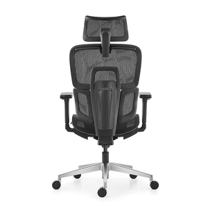 Ejecutivo de lujo de alta calidad muebles de oficina giratoria gerente jefe silla de malla completa CEO silla con sentarse deslizante y reposacabezas 3D - Product Image 5