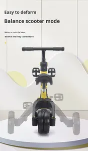 Triciclo para Bebés de Alta Calidad a Bajo Precio, Triciclo para Niños, Nuevo Modelo de Triciclo Infantil con <span class=keywords><strong>Barra</strong></span> de Empuje para que los Padres Puedan Controlar - Product Image 5