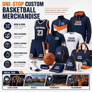 ชุดโปรโมชั่นบาสเก็ตบอล ถุงเท้า สายรัดข้อมือ ที่คาดผม เสื้อเจอร์ซีย์ กางเกงขาสั้น กระเป๋าใส่ลูกบาส สำหรับแคมป์ฝึกซ้อม แจกทีมสโมสร หรือกิจกรรมแจกของรางวัล - Product Image 1