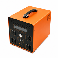 Station d'alimentation portable 1500W LiFePO4 1331Wh pour camping-car, voyage, maison, générateur solaire de secours, onde sinusoïdale pure AC220V