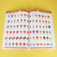 Fabricant d'impression de boîtes, prix bas personnalisé, boutons de vêtements, accessoires, brochure, tissu, reliure, couvertures laminées, livre