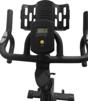 Vélo d'appartement magnétique pour usage domestique, volant d'inertie de 6 kg, transmission par courroie, capacité de 150 kg, vélo d'exercice personnalisable