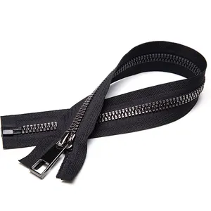 Metal Zipper For Jeans Factory Cheap Custom 3# 5# 8# 20# Brass Separating Zipper Metal Zip For Hoodies/Jeans/Jackets/Handbag Garment Zipper