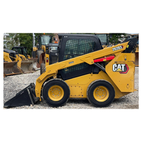 Presque neuf, importé d'origine, chargeuse sur chenilles Caterpillar CAT d'occasion, 3 tonnes, faible nombre d'heures de travail, prix bas, haute qualité, en stock