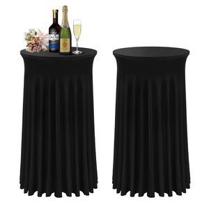 Gonne e Coperture Rotonde in Spandex Intrecciato per Tavoli da Cocktail con Copertura Elasticizzata per Tavoli Alti per Uso Domestico - Product Image 1