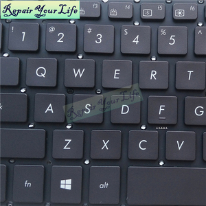 คีย์บอร์ดแล็ปท็อปเรืองแสงของสหรัฐสำหรับ <span class=keywords><strong>Asus</strong></span> VivoBook 15 X510 <span class=keywords><strong>X510UA</strong></span> X510UQ F510UA S510 X510UR X510UN แป้นพิมพ์0KNB0-4626US00 X510UF - Product Image 4
