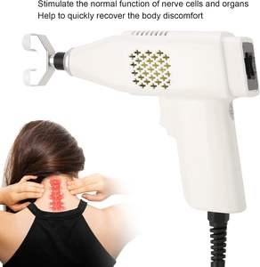 Nuova pistola chiropratica elettrica terapia di correzione della colonna vertebrale strumento di regolazione impulso regolatore cervicale corpo Relax massaggio - Product Image 6