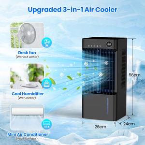 Refroidisseur par évaporation universel à 3 vitesses Protection contre le manque d'eau Climatiseur électrique pour les nouveaux purificateurs d'<span class=keywords><strong>air</strong></span> des hôtels RVs - Product Image 6