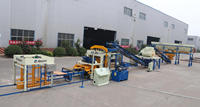 Maquinaria para Fabricación de Ladrillos a Pequeña Escala QT10-15, Máquina Automática de Bloques de Hormigón, Pavimentadora Hueca, Interconectable, con Vibración Hidráulica y PLC