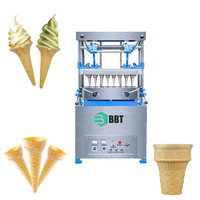 Nouvelle machine électrique de tasse de café comestible de chocolat facile à utiliser pour les gaufres et les gaufres de lait de crème glacée de maïs