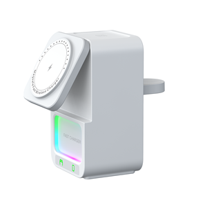Cargador inalámbrico 5 en 1 <span class=keywords><strong>Altavoz</strong></span> BT con cargador inalámbrico Light Night para iPhone IWatch y cargador inalámbrico <span class=keywords><strong>Airpods</strong></span> - Product Image 1