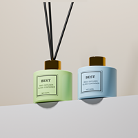 Bouteilles diffuseurs de parfum en verre de luxe de 50 ml et 100 ml en gros avec bouchon doré et bouchon à vis pour diffuseur d'huiles aromatiques, logo personnalisé