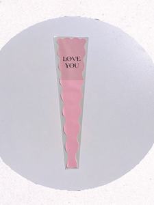 Bolsa de flores individuales de <span class=keywords><strong>sirena</strong></span> Embalaje de flores rosas para ramo individual Material BOPP Embalaje floral para floristerías - Product Image 6