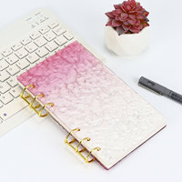 En gros, Recharge de rechange pour carnet à spirale A6 en acrylique transparent, pour cahier d'étudiant, idéal comme cadeau