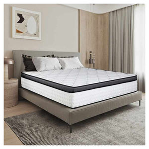 Colchón de espuma viscoelástica de masaje de 8/10/12/14 pulgadas, tamaño King/Queen Roll Up Sleep Gel Twin Pocket Spring Bed en una caja - Product Image 1