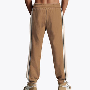 Pantalones informales de pana para hombre, pantalones deportivos holgados a rayas, transpirables, con cintura elástica, para uso ocio, estilo primavera y verano - Product Image 5