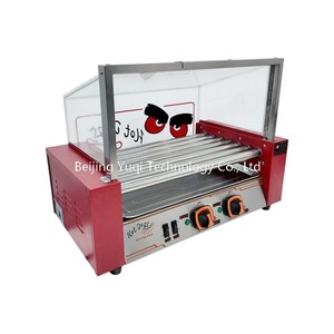 Grill à hot-dogs à rouleaux avec deux régulateurs de température indépendants, facile à ajuster pour griller et réchauffer les <span class=keywords><strong>saucisses</strong></span> séparément - Product Image 4