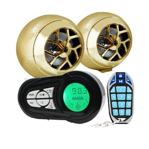 오토바이 오디오 사운드 시스템 스테레오 스피커 FM 라디오 MP3 음악 플레이어 스쿠터 ATV 원격 제어 알람 지원 전화 APP - Product Image 4