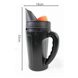 Pot de fleurs en plastique durable et écologique au design classique, <span class=keywords><strong>pour</strong></span> sol, capacité de 2,5 L - Product Image 2