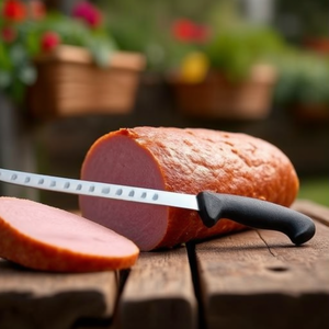Coltello professionale per prosciutto da 12 pollici in acciaio inossidabile per affettare salumi e formaggi - Product Image 3