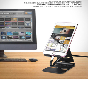 Mesa de escritorio plegable Soporte universal para tableta de teléfono móvil Soporte flexible para teléfono celular - Product Image 6