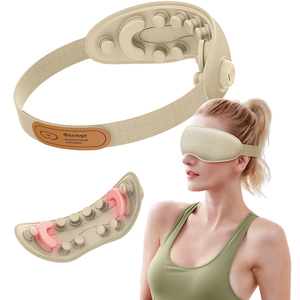 Masajeador Eléctrico 3D de Silicona para el Cuidado de los Ojos con Cabezal de Masaje, Alta Frecuencia, Tacto, Música Bluetooth, Calentamiento 10D, en Venta para Oficina - Product Image 1