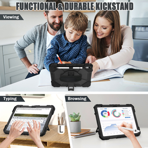Protecteur d'écran en silicone pour tablette avec bandoulière rotative pour <span class=keywords><strong>Ipad</strong></span> 9.7 2017 2018 <span class=keywords><strong>Air2</strong></span> Pro 9.7 2016 - Product Image 3