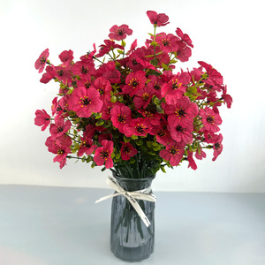 Flores Artificiales de Eucalipto Violeta de 35 cm de Altura, Ramo de Plástico de Alta Simulación para Decoración de Bodas y Hogar - Product Image 4