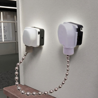 Interrupteur à glissière en plastique 2A 250V pour commande d'éclairage électrique, pour ventilateurs, lampes murales et plafonniers, interrupteurs marche/arrêt