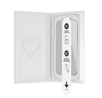 Protecteur d'écran en verre trempé renforcé HD Black Edge pour iPhone 17Air Pro Max 2 Verre dans 1 Kit d'installation rapide Magic Box