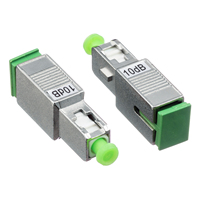 Atenuador de Fibra Óptica Fijo Damu SC APC Macho a Hembra, 1 a 30dB Opcional, Monomodo, Adaptador de Red FTTH PON para Telecomunicaciones