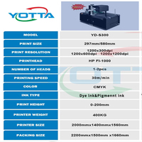 Imprimante UV à jet d'encre à grande vitesse Yota S300 pour enveloppe/sac/cylindre/carte postale Machine tout-en-un du fabricant d'impression