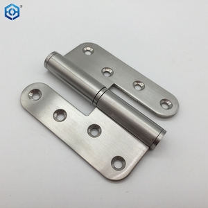 Stainless Steel 4 Inch Stainless Steel <strong>Rounded</strong> Detachable L Shaped Arc Door <strong>Hinges</strong> - Product Image 6
