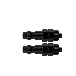 Conector Rápido HPA US Foster 23-2/2302, Enchufe de Desconexión Rápida de 6MM-6.35MM OD, Manguera de Latón para Herramientas de Aire de Alta Presión, Negro - Product Image 1