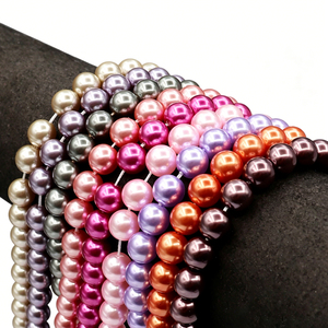 Nuovi Arrivi Perle Rotonde ad Alta Lucentezza 8mm Filo da 16 Pollici Colori Ispirati a <span class=keywords><strong>Swarovski</strong></span> <span class=keywords><strong>Perline</strong></span> Personalizzabili per Creazione di Gioielli - Product Image 5