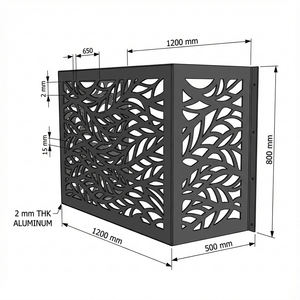 ผู้รับเหมา HVAC ยี่ห้อ YOD ตัดด้วยเลเซอร์ CNC <span class=keywords><strong>ไฟล์</strong></span> DXF <span class=keywords><strong>PDF</strong></span> สำหรับตู้แอร์ทันสมัย 18K BTU <span class=keywords><strong>ดาวน์โหลด</strong></span>แบบดิจิทัล ลายแบบกำหนดเอง ออกแบบกลางแจ้งอย่างแม่นยำ - Product Image 4